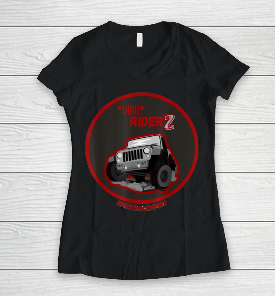 Wagon 4X4 Car Truck Off Road Racing Tuning Monster-Truck Women V-Neck T-Shirt