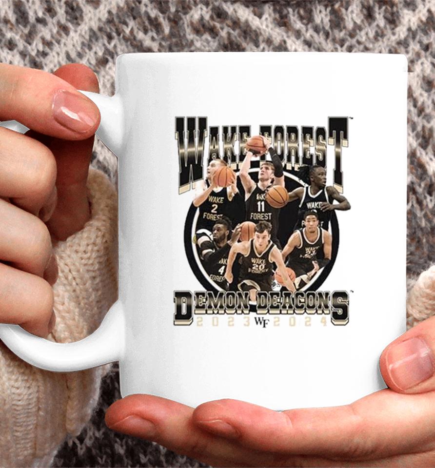 Wake Forest Demon Deacons 2024 Ncaa Men’s Basketball 2023 – 2024 Post Season Coffee Mug