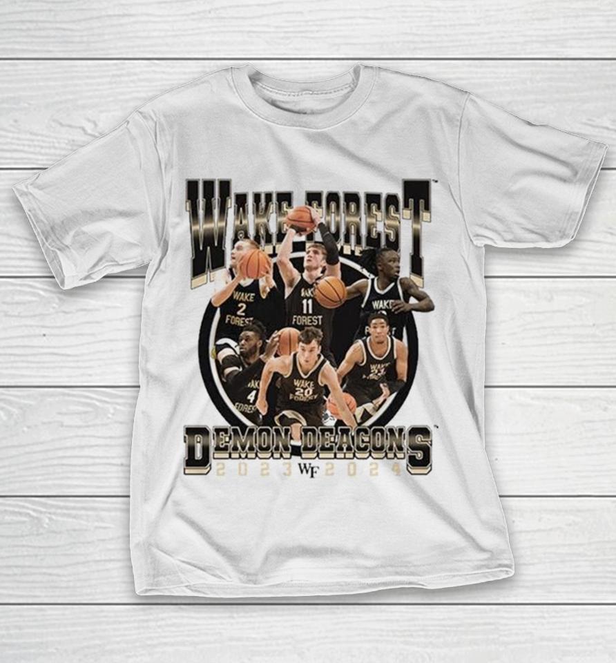 Wake Forest Demon Deacons 2024 Ncaa Men’s Basketball 2023 – 2024 Post Season T-Shirt