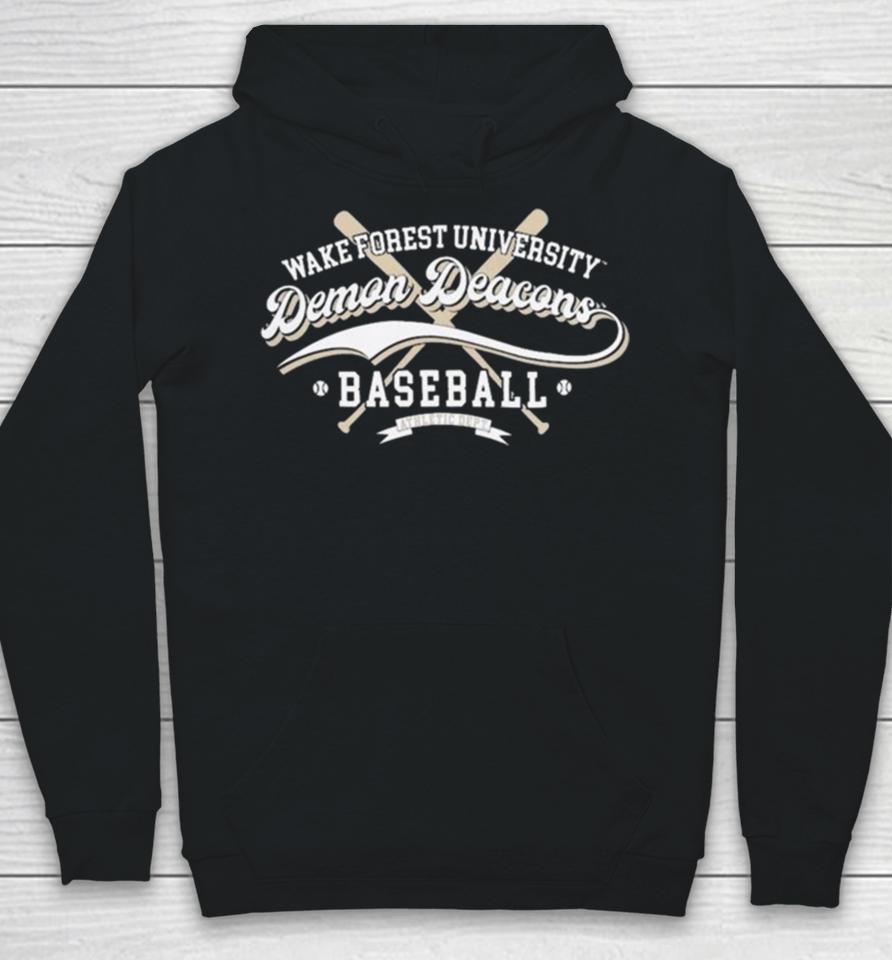 Wake Forest University Demon Deacons Baseball Logo Hoodie