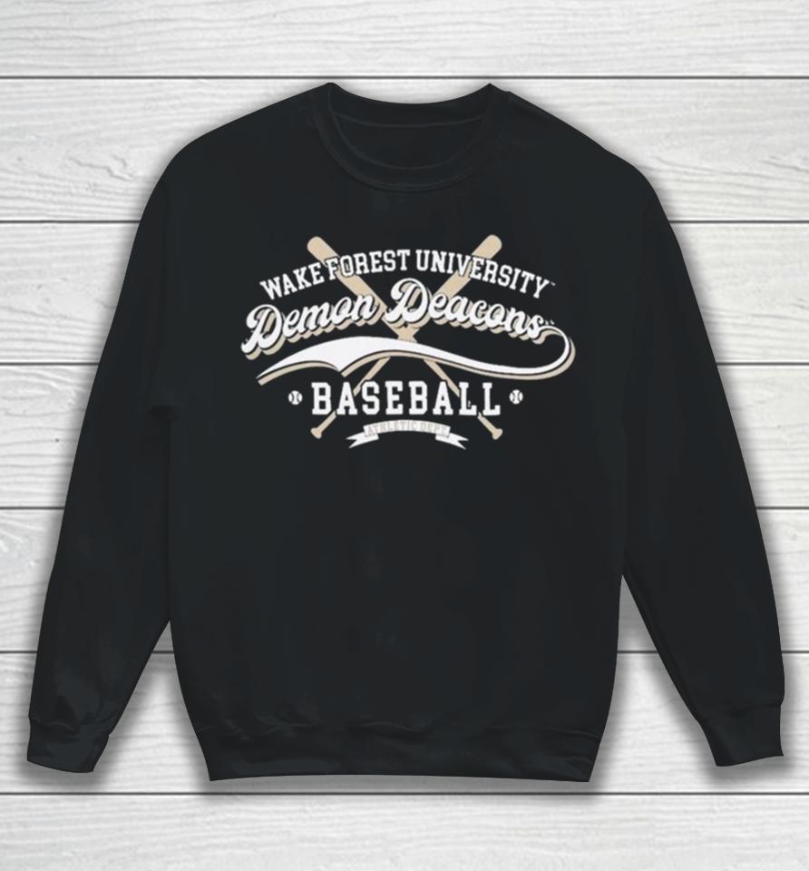 Wake Forest University Demon Deacons Baseball Logo Sweatshirt