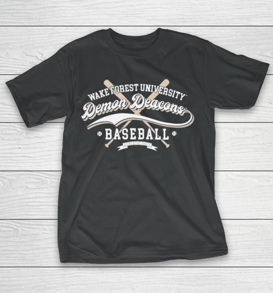 Wake Forest University Demon Deacons Baseball Logo T-Shirt