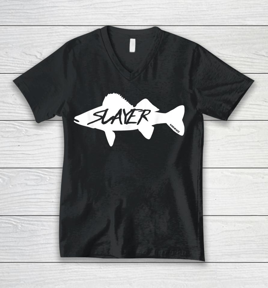 Walleye Slayer Unisex V-Neck T-Shirt