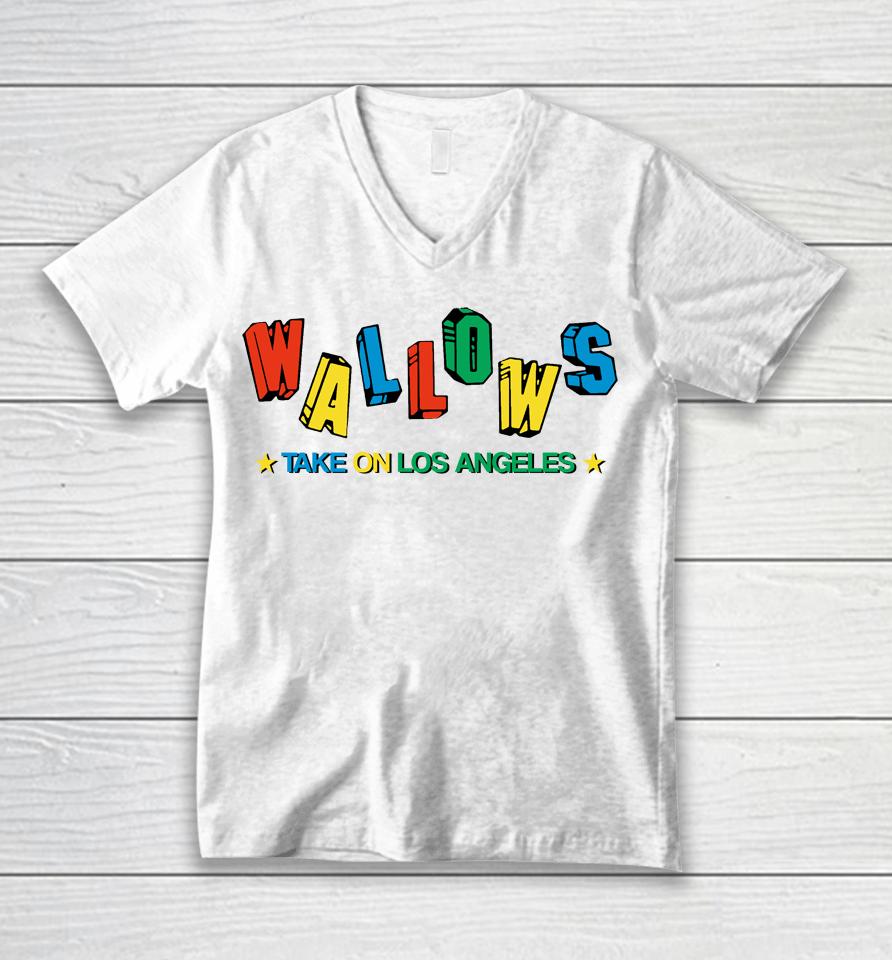 Wallows Take On Los Angeles 2022 Unisex V-Neck T-Shirt