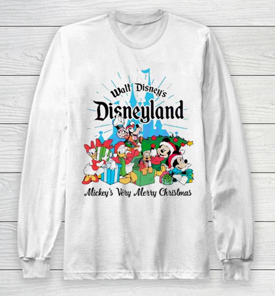 Walt Disney’s Disneyland Mickeys Very Merry Christmas Long Sleeve T-Shirt