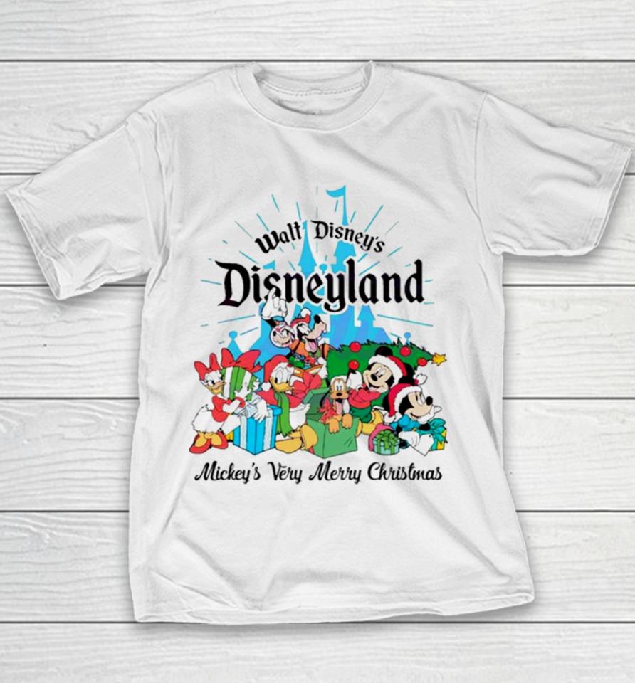 Walt Disney’s Disneyland Mickeys Very Merry Christmas Youth T-Shirt