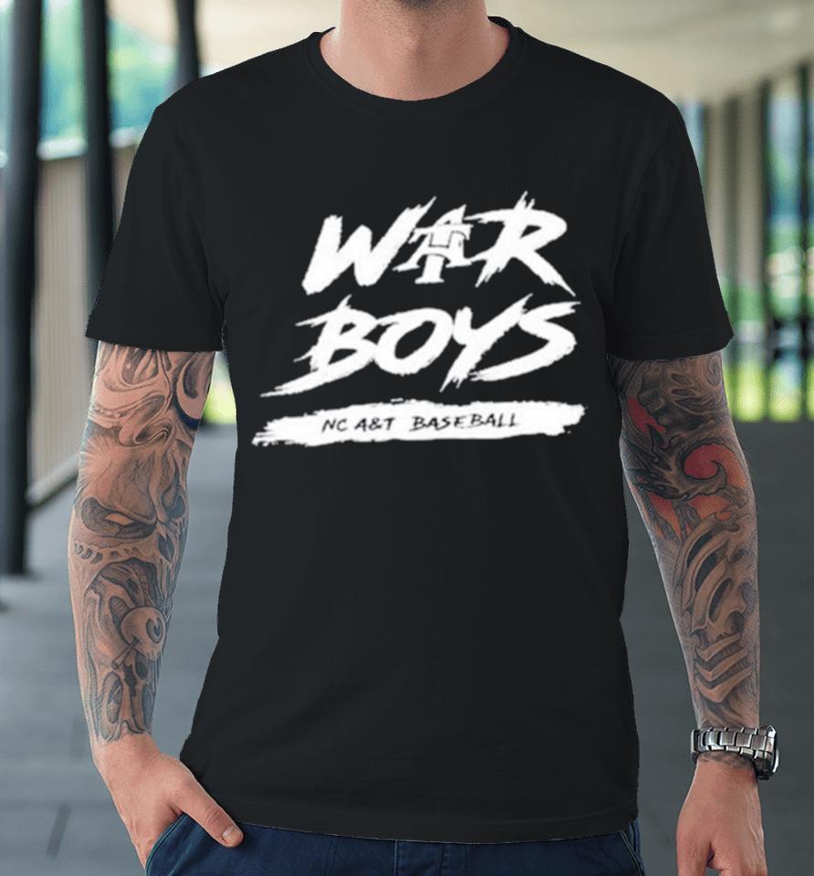 War Boys Nc A&Amp;T Baseball Premium T-Shirt