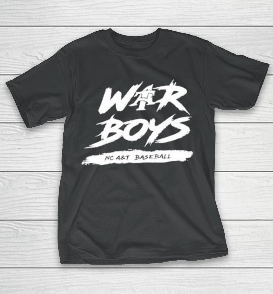 War Boys Nc A&Amp;T Baseball T-Shirt