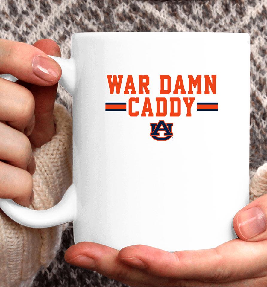 War Damn Caddy Auburn Tigers Logo Coffee Mug