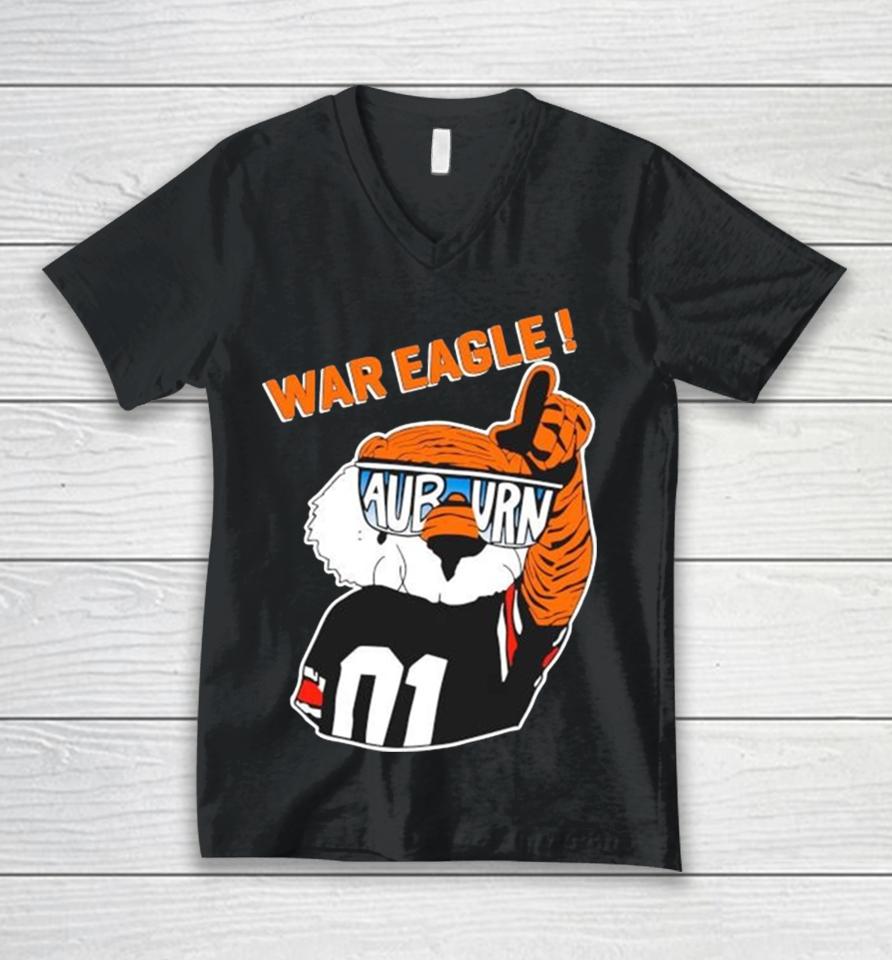 War Eagle Auburn Tigers 2024 Basketball Unisex V-Neck T-Shirt