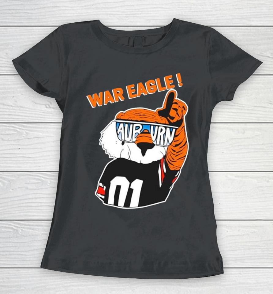 War Eagle Auburn Tigers 2024 Basketball Women T-Shirt
