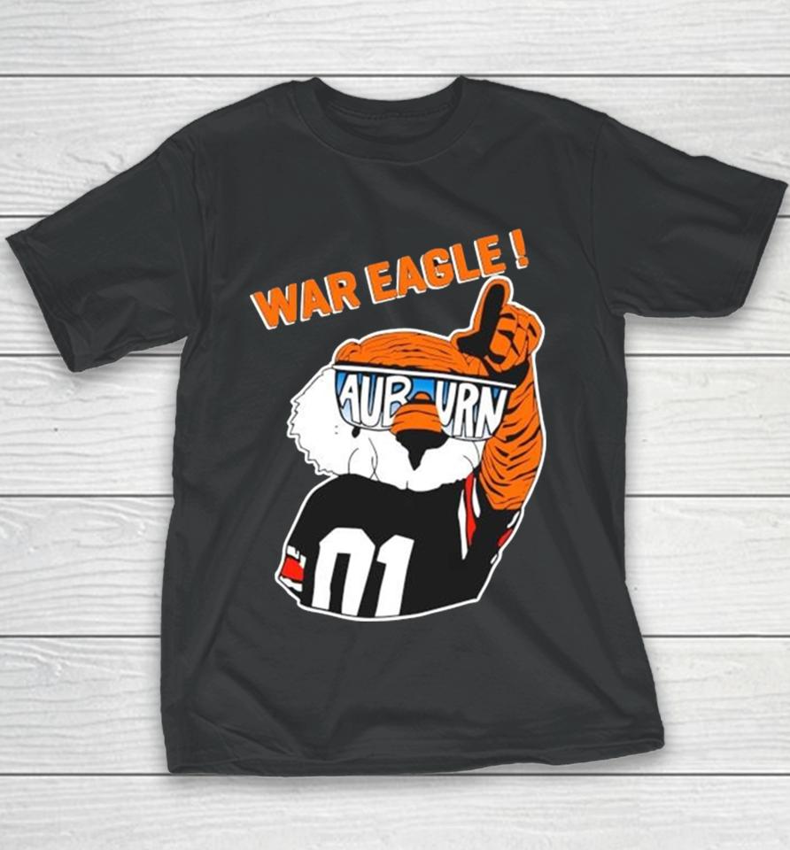 War Eagle Auburn Tigers 2024 Basketball Youth T-Shirt