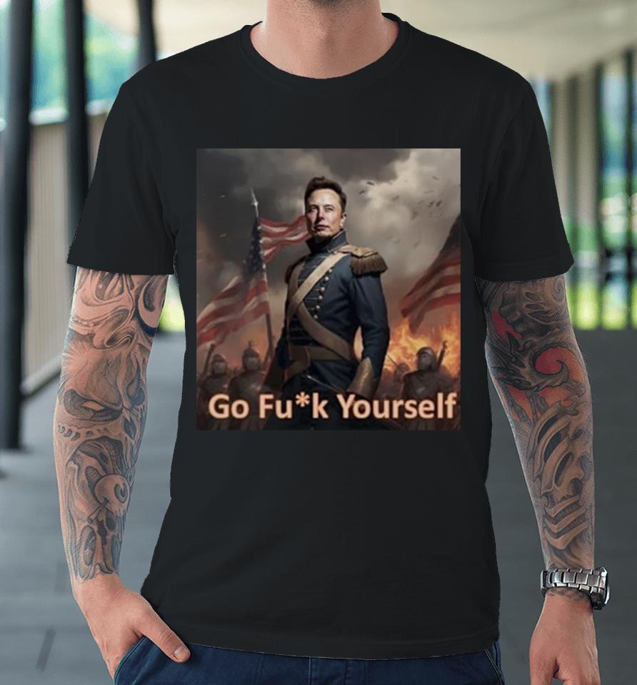 Warrior Elon Musk Go Fuck Yourself Premium T-Shirt