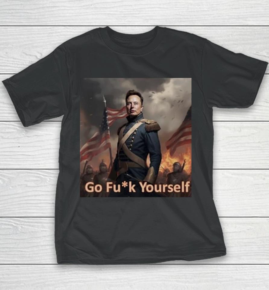 Warrior Elon Musk Go Fuck Yourself Youth T-Shirt