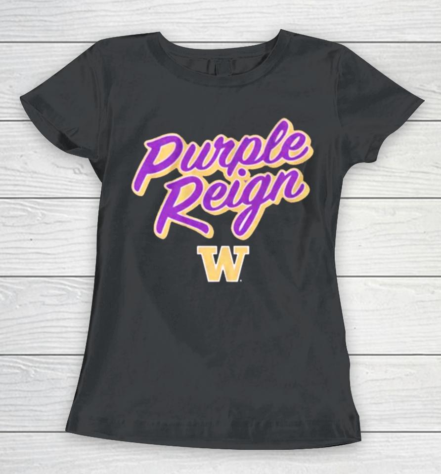 Washington Huskies Football Purple Reign Women T-Shirt