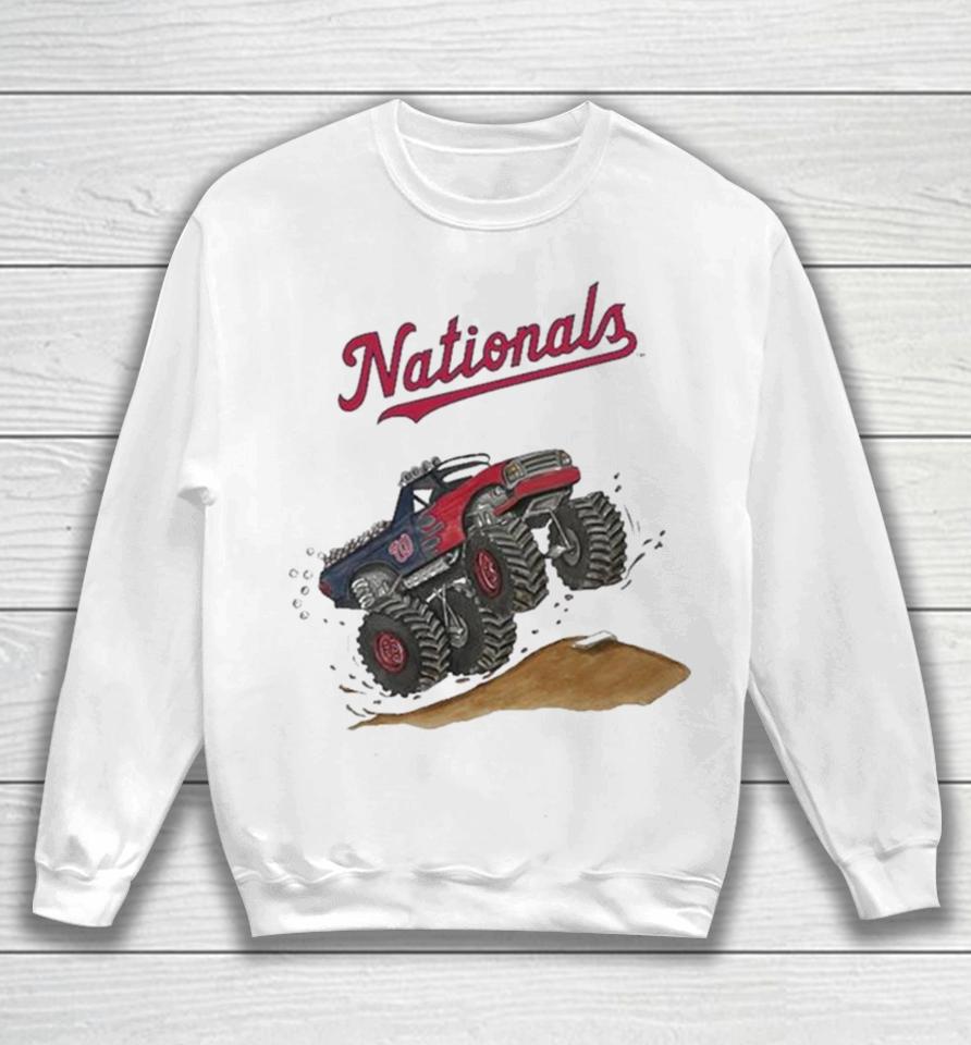 Washington Nationals Monster Truck Mlb Sweatshirt