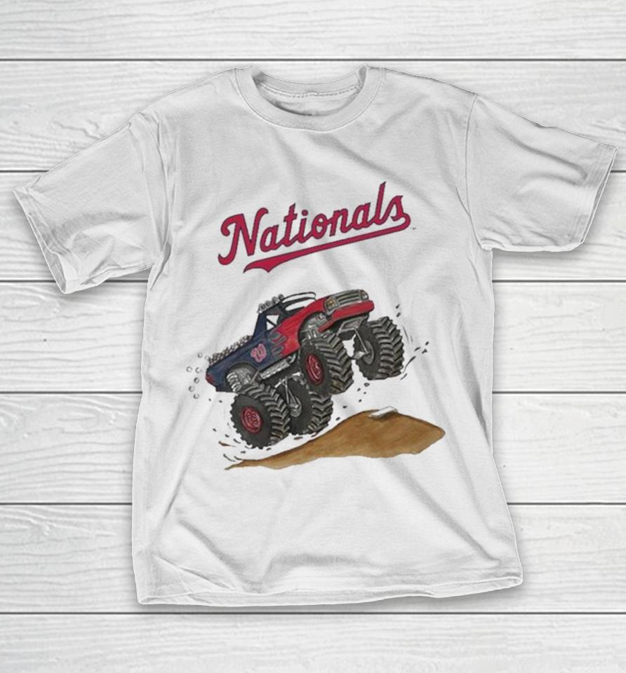 Washington Nationals Monster Truck Mlb T-Shirt