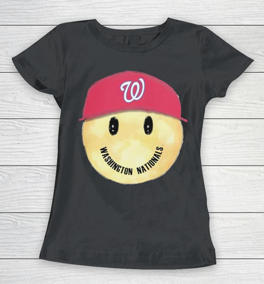 Washington Nationals Smiley Tee Women T-Shirt