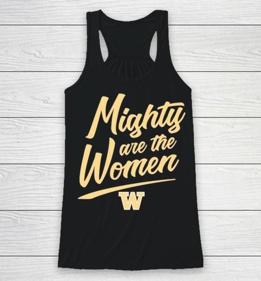 Washington Softball Mighty Are The Women Racerback Tank