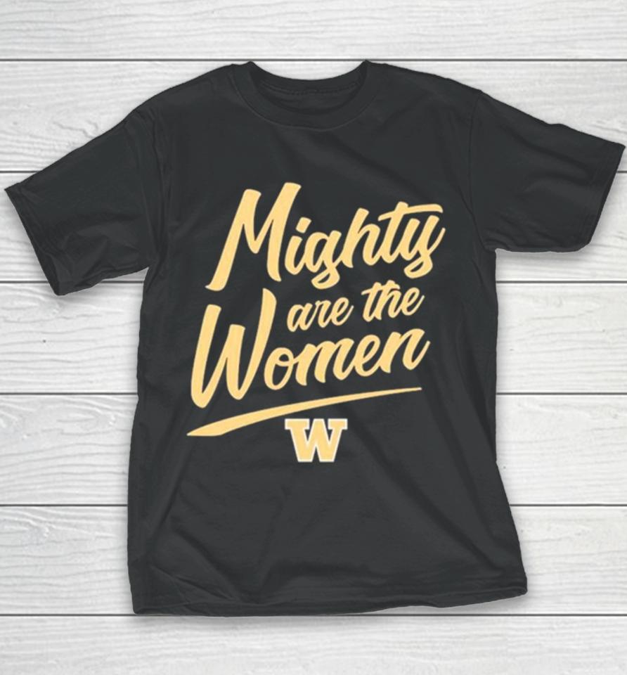 Washington Softball Mighty Are The Women Youth T-Shirt