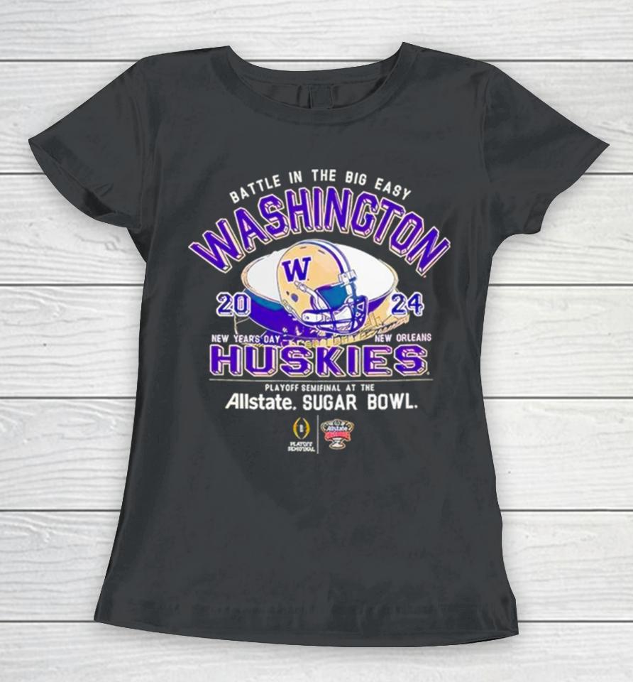 Washington The Victory 2024 Sugar Bowl Game Day College Football Women T-Shirt