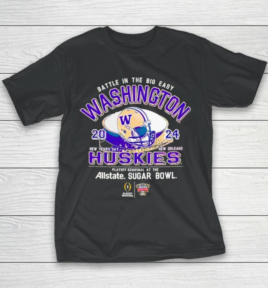 Washington The Victory 2024 Sugar Bowl Game Day College Football Youth T-Shirt