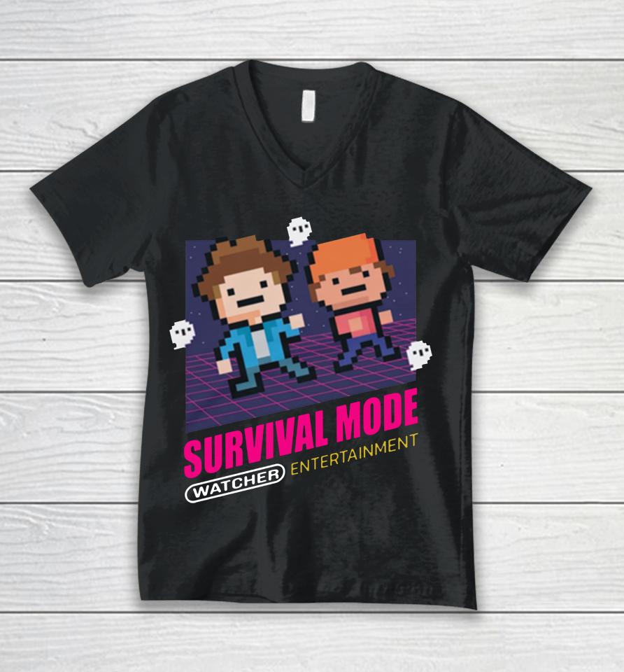 Watcher Survival Mode Unisex V-Neck T-Shirt