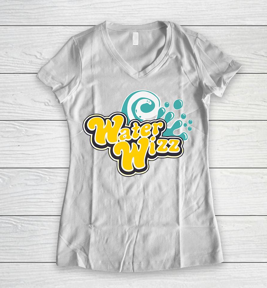 Water Wizz Holidays Vacation Women V-Neck T-Shirt