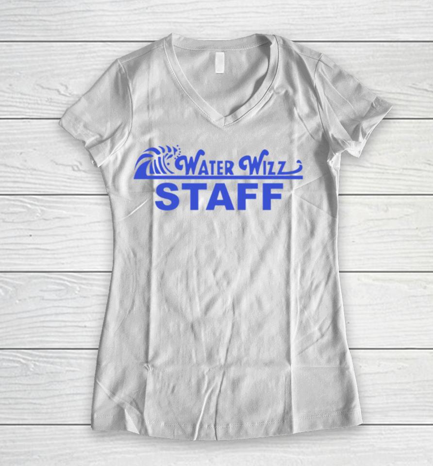 Water Wizz Staff Women V-Neck T-Shirt