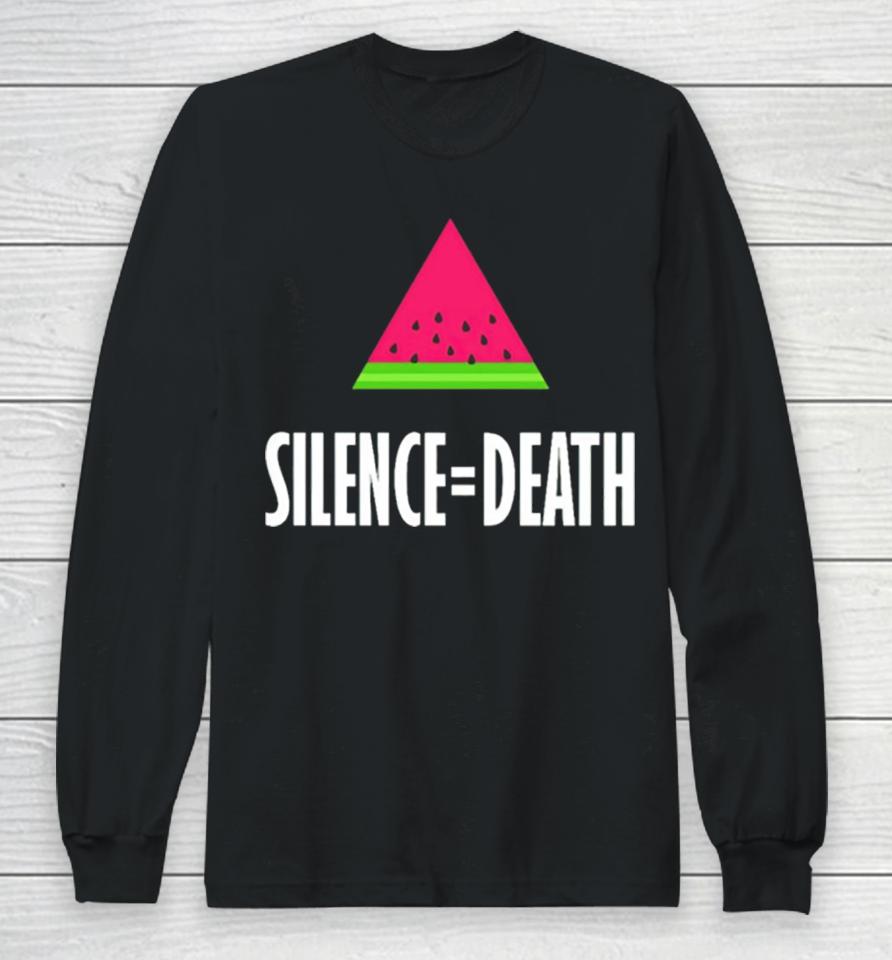 Watermelon Silence Equal Death Long Sleeve T-Shirt
