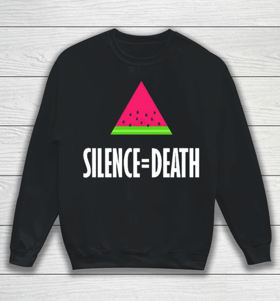 Watermelon Silence Equal Death Sweatshirt