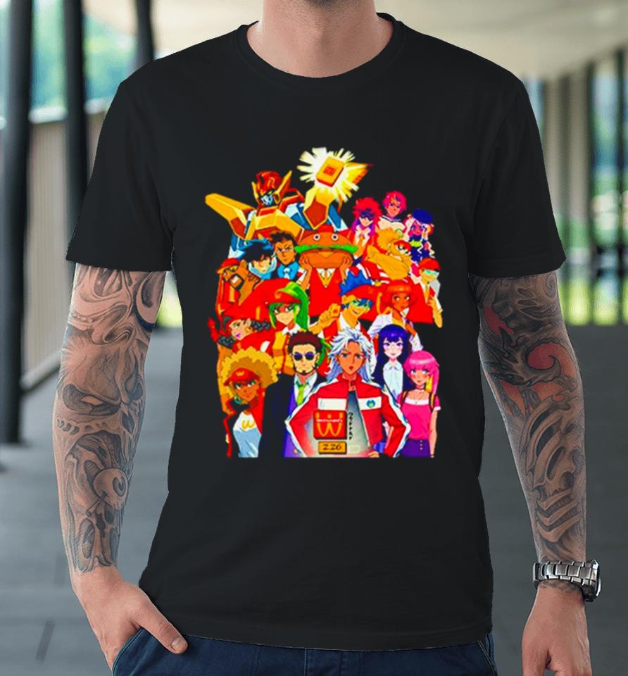 Wcdonald’s Anime Character Premium T-Shirt