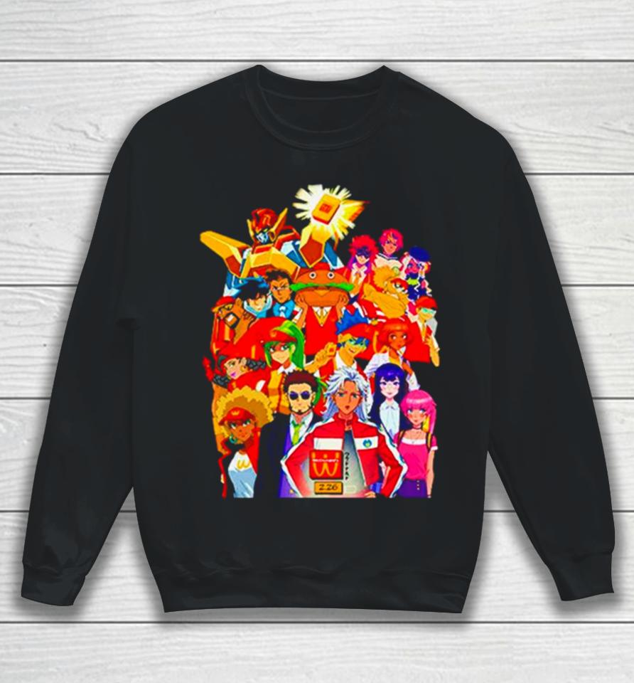 Wcdonald’s Anime Character Sweatshirt