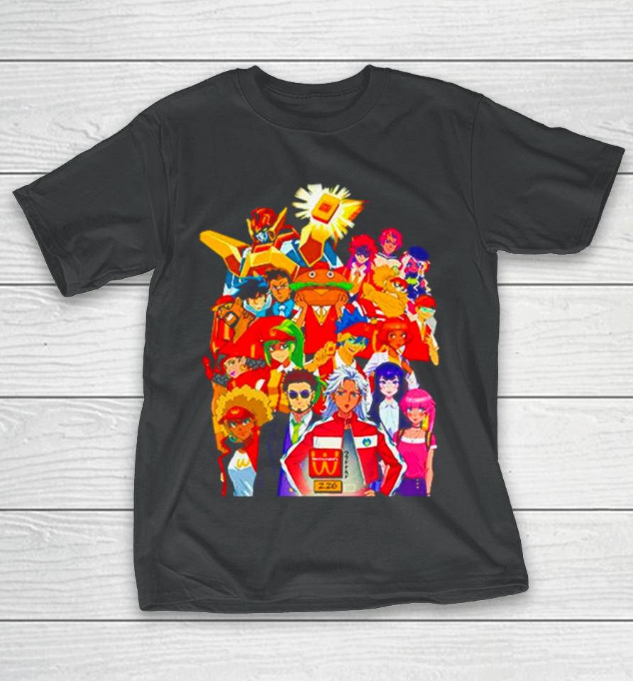 Wcdonald’s Anime Character T-Shirt