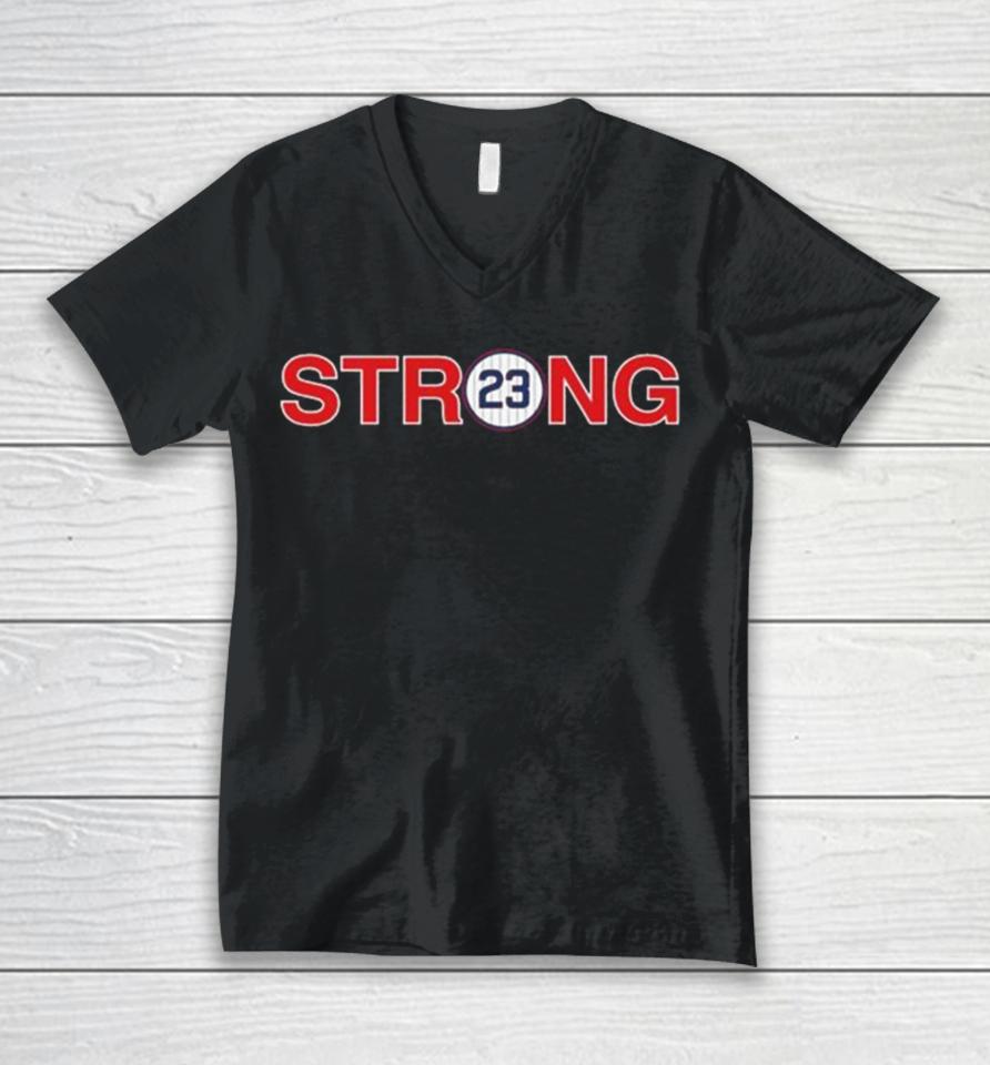 We Are All Ryno Strong Unisex V-Neck T-Shirt