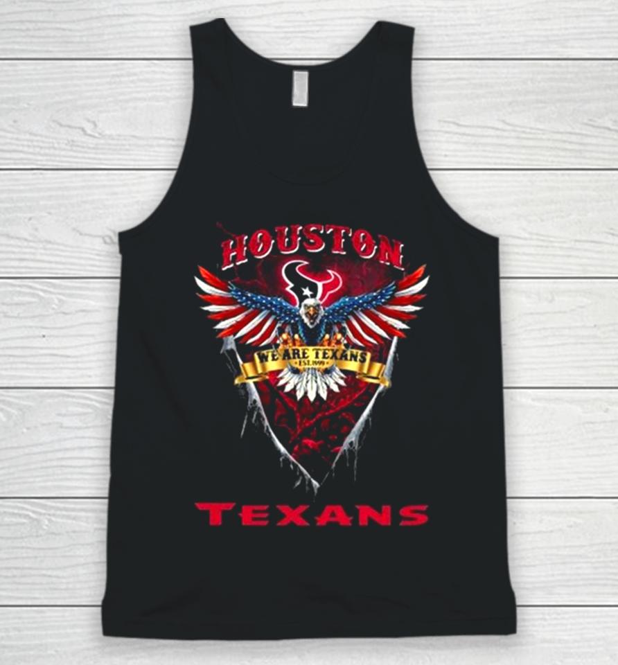 We Are Texans Houston Texans Football Us Eagle Unisex Tank Top