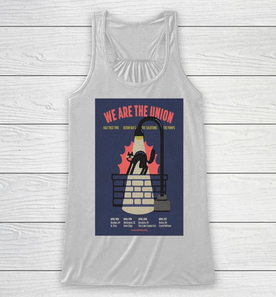 We Are The Union April 18, 2024 St.vitus Brooklyn, Ny Poster Racerback Tank