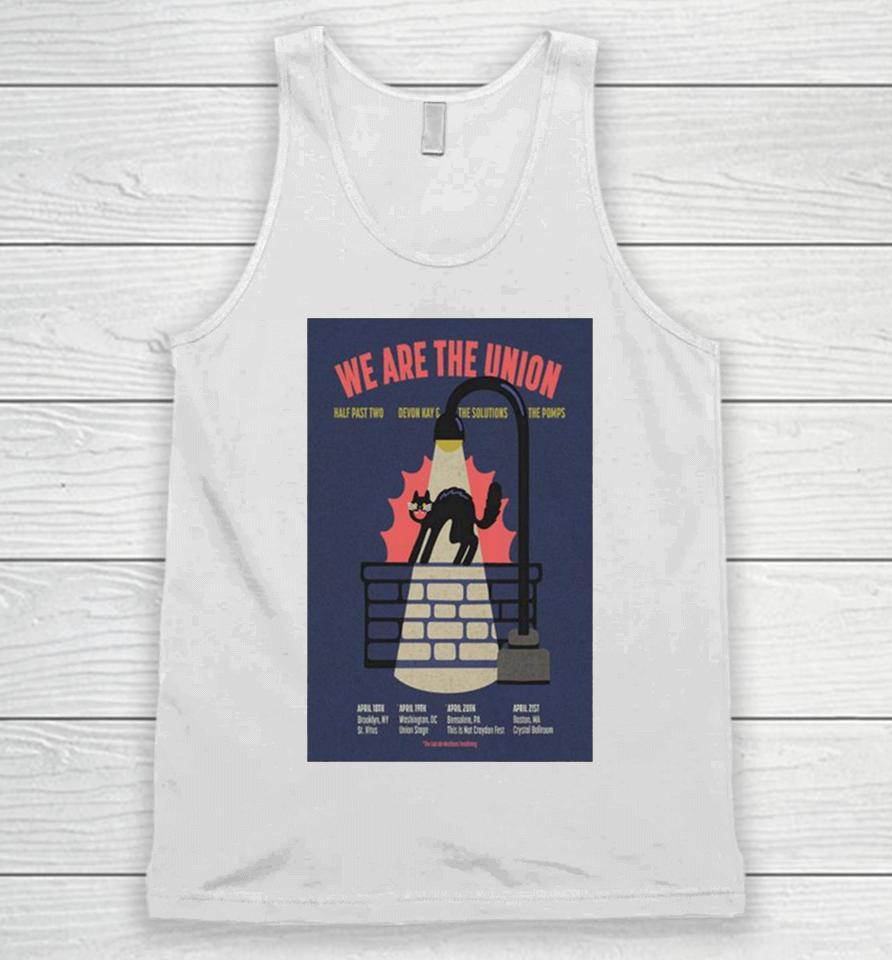 We Are The Union April 18, 2024 St.vitus Brooklyn, Ny Poster Unisex Tank Top