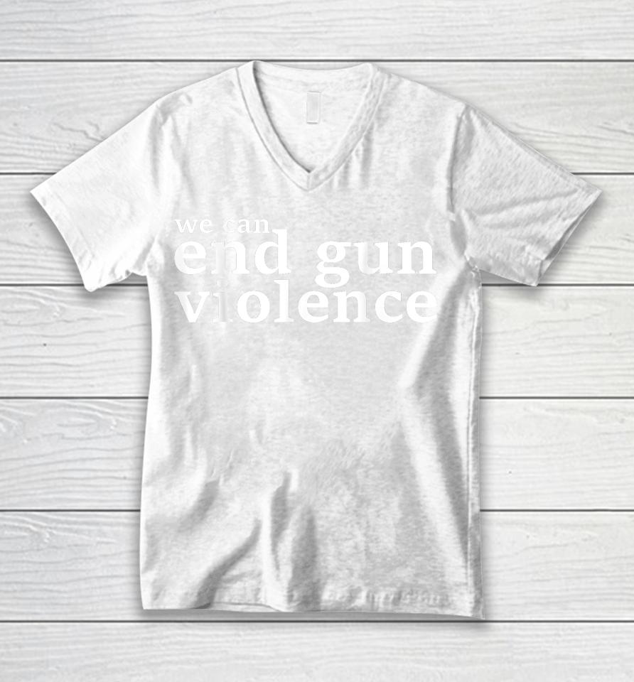 We Can End Gun Violence Awareness Day Wear Orange 2023 Unisex V-Neck T-Shirt