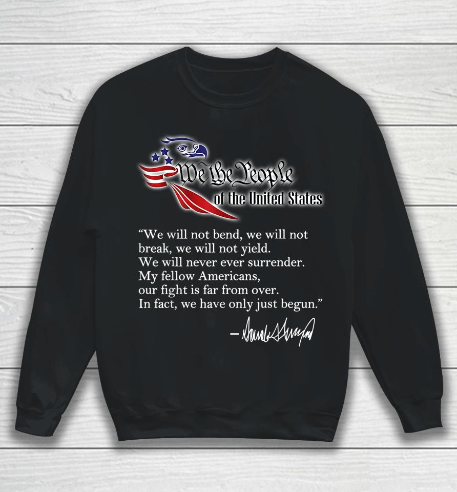 We The People Trump 2024 Red Wave Midterms 2022 Red Eagle Sweatshirt
