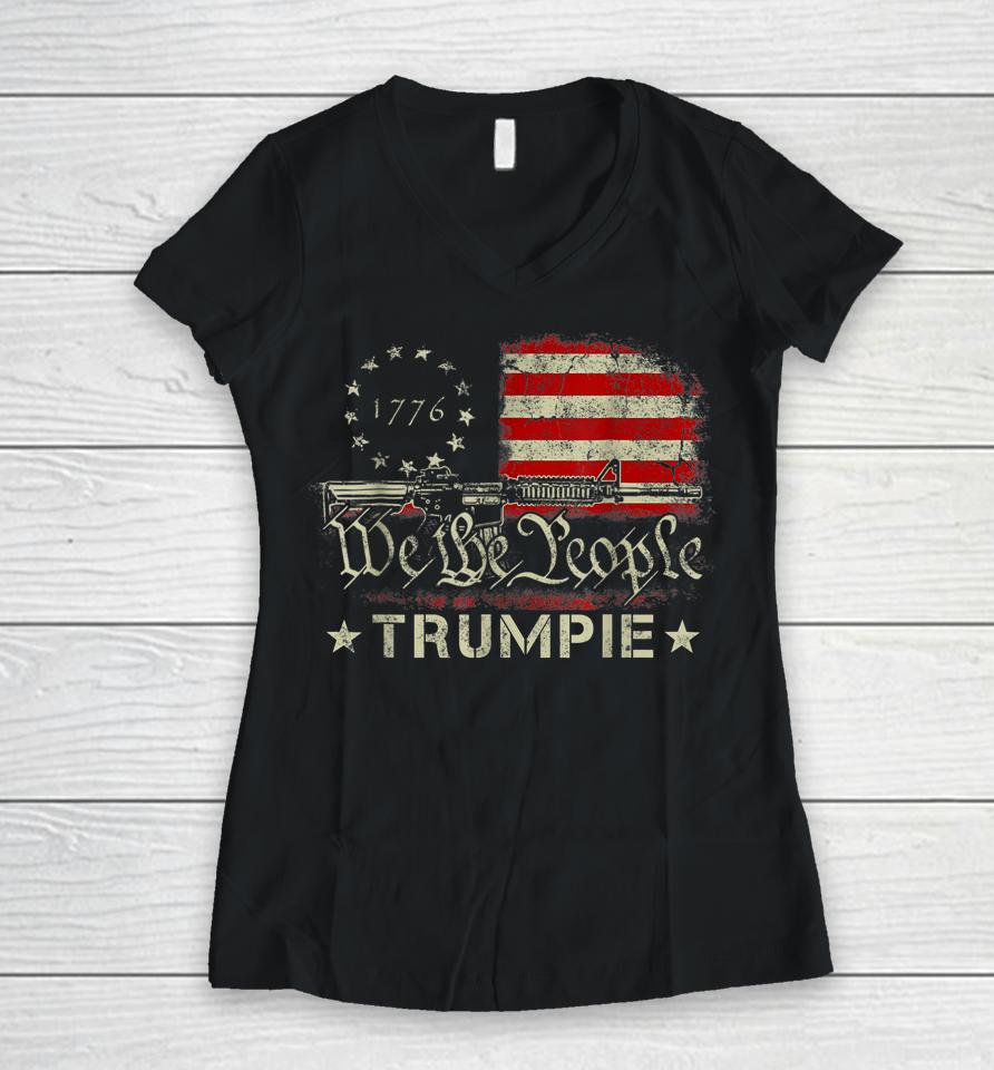 We The People Trumpie Women V-Neck T-Shirt