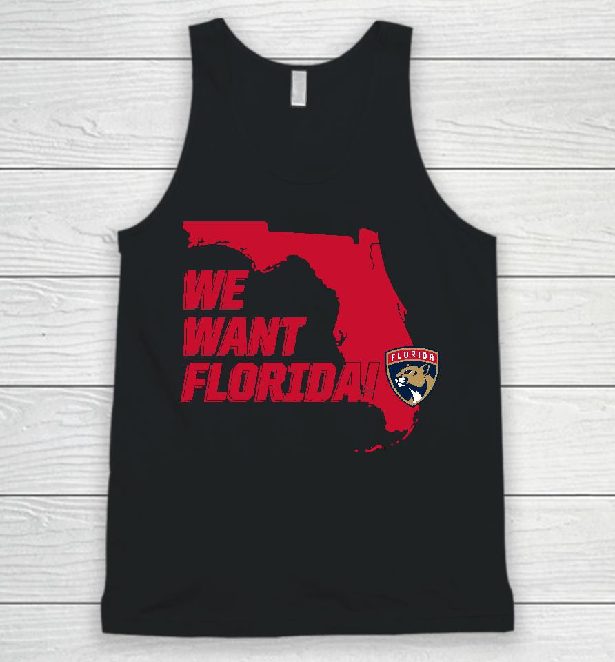 We Want Florida Unisex Tank Top