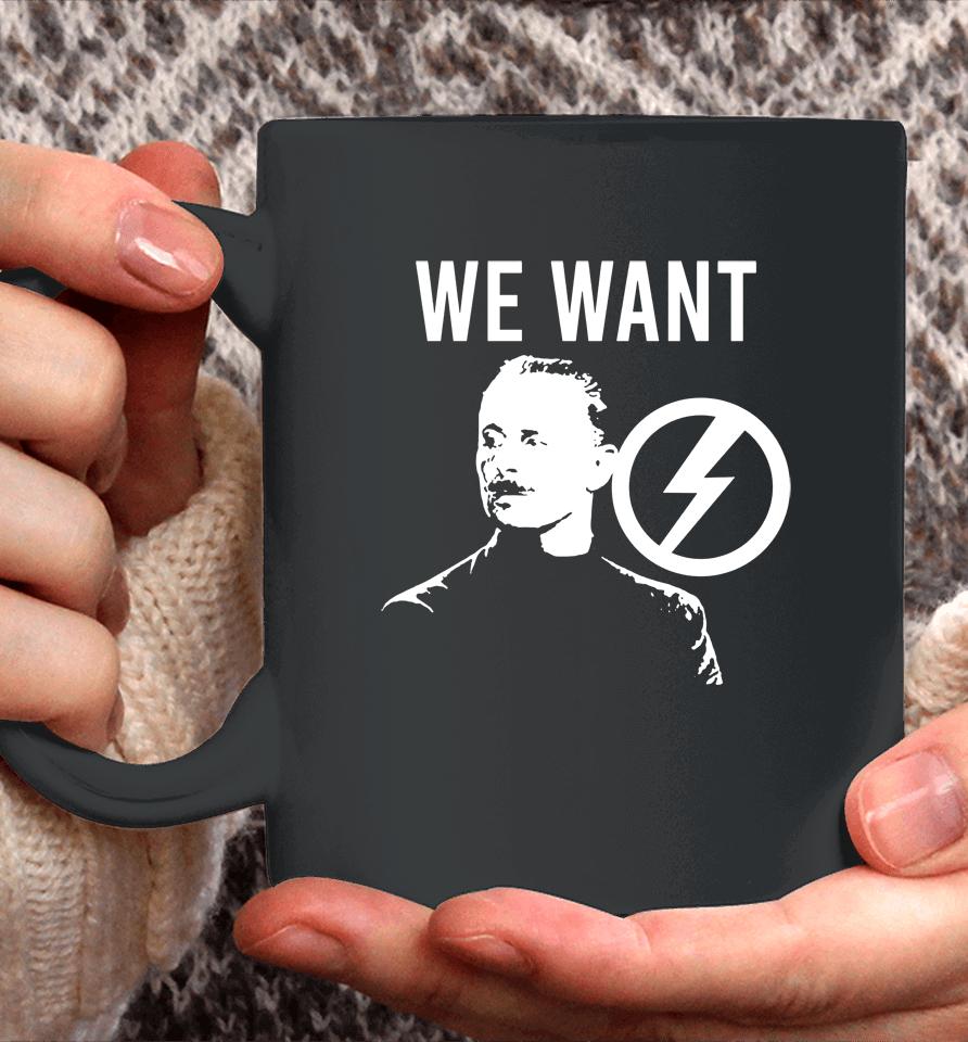 We Want Oswald Mosley The Rage Against Rally Coffee Mug