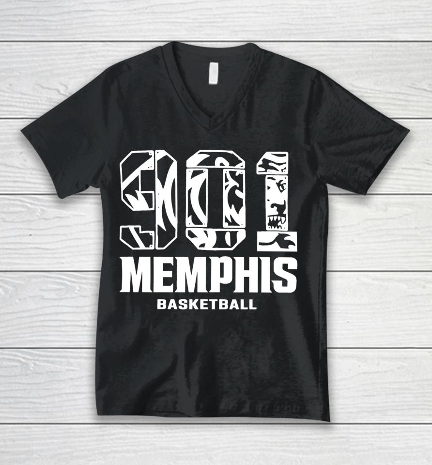 Wear Blue Out 901 Memphis Unisex V-Neck T-Shirt