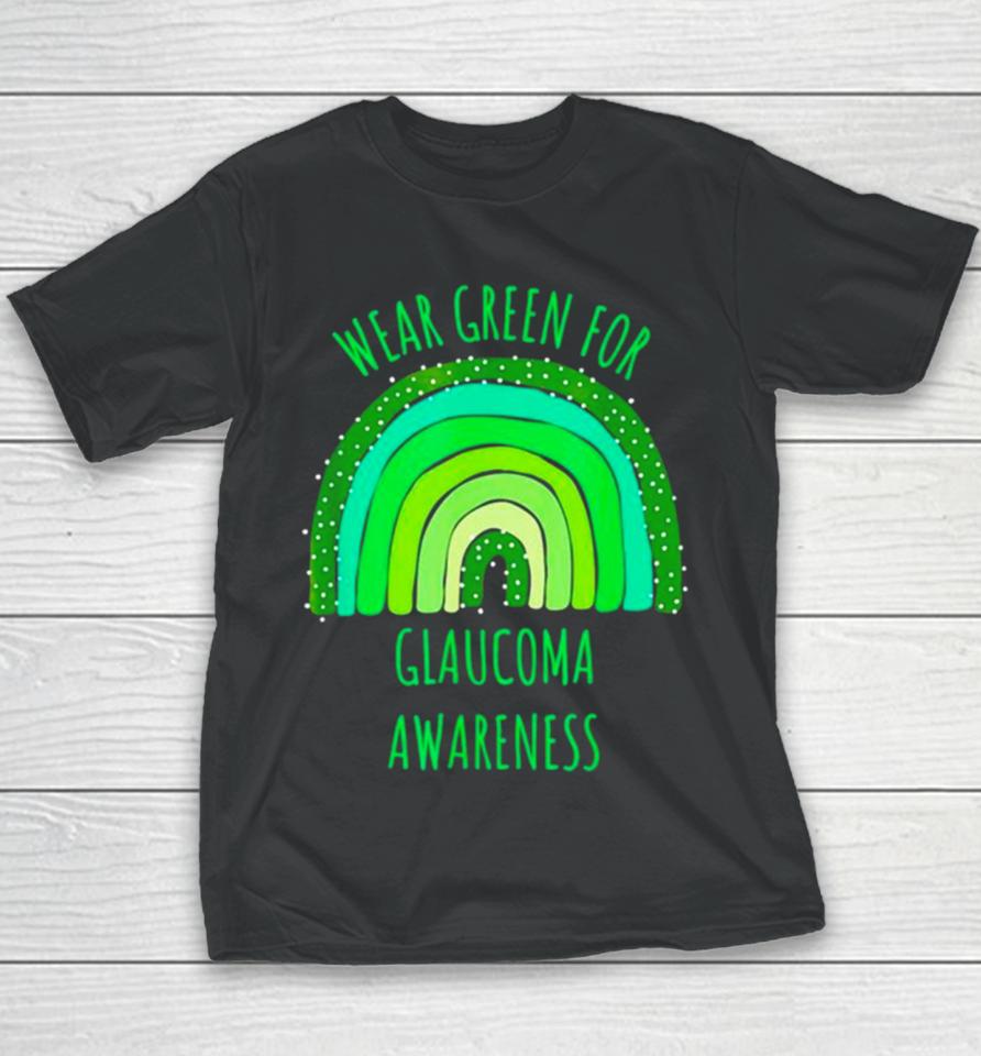 Wear Green For Glaucoma Awareness Month Youth T-Shirt
