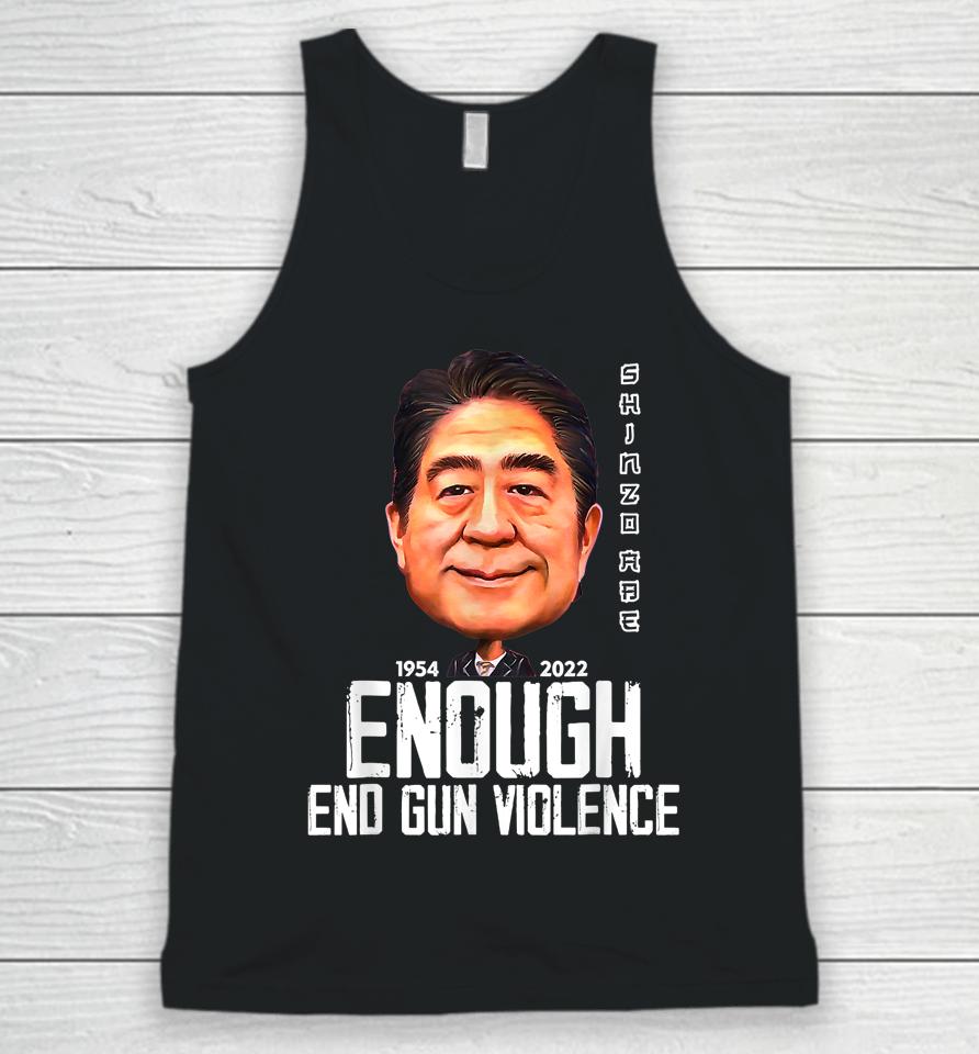 Wear Orange Shinzo Abe Enough End Gun Violence Unisex Tank Top