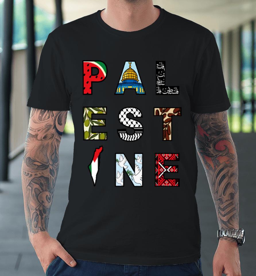 Wearitproud Merch Windows To Palestine Premium T-Shirt