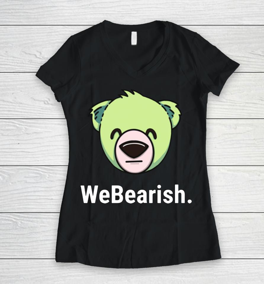 Webearish Women V-Neck T-Shirt