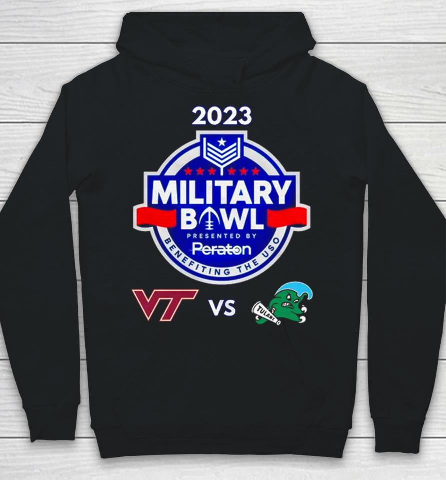 Wednesday December 27Th 2023 Military Bowl Virginia Tech Vs Tulane Navy Marine Corps Mem Stadium Annapolis Md Hoodie
