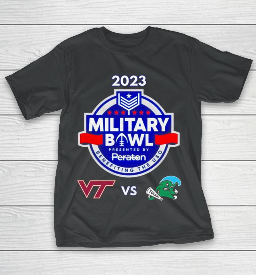Wednesday December 27Th 2023 Military Bowl Virginia Tech Vs Tulane Navy Marine Corps Mem Stadium Annapolis Md T-Shirt